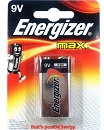 Батарейка алкалиновая "ENERGIZER  MAX" 522/9V (1шт)