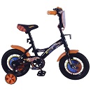 Велосипед двухколесный 12 "Hot Wheels" (оранжево-черный)