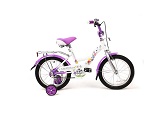 Велосипед двухколесный 16" Safari "Flora" (фиолетовый-белый)