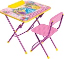 Комплект детской мебели "Принцессы Disney 3 " (розовый) (Арт. Д3П) 