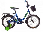 Велосипед двухколесный с корзинкой 16" Black Aqua 1604 (синий)