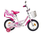 Велосипед двухколесный с корзинкой 20" Black Aqua "Sweet" (розовый-белый)