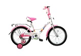 Велосипед двухколесный 14" Safari "Flora" (розовый-белый)