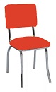 Детский стул со спинкой "Мини" кожзам (красный) (Арт. 4019)