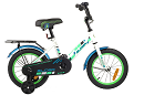 Велосипед двухколесный 14 SLIDER (сине-зеленый) (Арт. 106087)