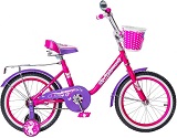 Велосипед двухколесный 14 "Black Aqua Princess" (розово-сиреневый)