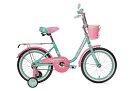 Велосипед двухколесный 18 "Black Aqua Princess" (мятно-розовый)  