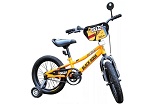 Велосипед двухколесный 16" Black Aqua "Crizzy" (оранжевый неон)
