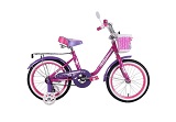Велосипед двухколесный с корзинкой 16" BlackAqua "Princess" (розовый)